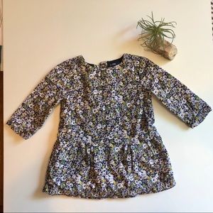 Baby Gap floral corduroy dress